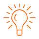 Unique Innovations Lightbulb Icon